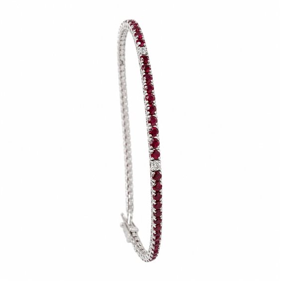 Pulsera Mirco Visconti in Oro blanco Rubini+Diamanti 0.26 Ct 50466771 - 50466771